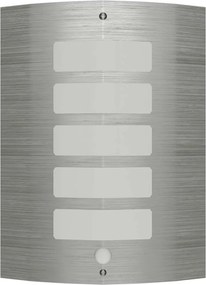 vidaXL Aplică perete cu senzor de mișcare din oțel inoxidabil