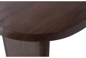 Masă de dining cu aspect de lemn de nuc 90x180 cm Ellips – vtwonen