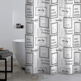 Perdea de duș 180x180 cm Relax and Unwind – Catherine Lansfield