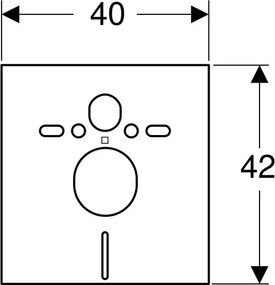Vas WC suspendat + capac WC ETIUDA + buton SIGMA + modul încastrat + garnitură de etanșare