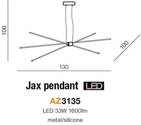 Lustra LED ajustabila design modern minimalist Jax ZZ AZ3135
