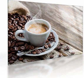 Tablou pe sticlă - Espresso (70x50 cm)