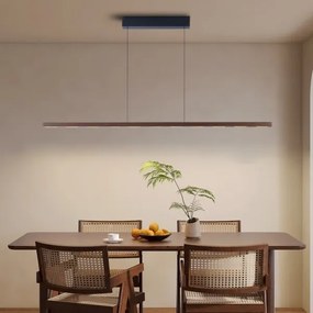 Immax NEO 07309L-LED Lustră suspendată dimabilă pe cablu cu senzor MADEIRA, 37W/230V, 157 cm, nuc