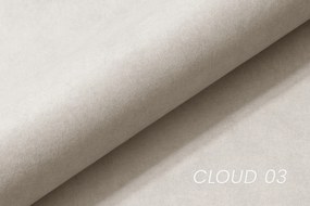Canapea extensibilă Wars - bej welwet Cloud 03 / picioare wenge