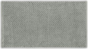 Prosop baie CHEVRON, gri, bumbac, 40x71 cm