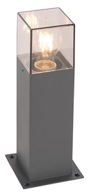 Lampă de podea modernă pentru exterior 30 cm gri închis IP44 - Denmark