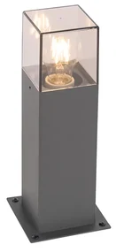 Lampă de podea modernă pentru exterior 30 cm gri închis IP44 - Denmark