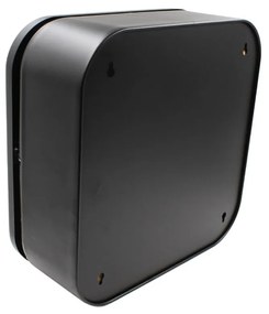 Dulap pentru Medicamente cu Oglindă și Închidere cu Cheie, 32x32x11.5 cm, Negru – Bathroom Solutions