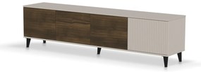 Comoda TV Random 2 RTV-3 casmir/nuc/negru L200 cm