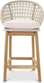 Scaun de bar pentru exterior sau interior design LUX Counter Trinity