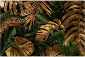 Tablou - Frunze aurii (90x60 cm)