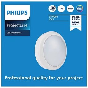 Aplică LED PROJECTLINE LED/15W/230V IP65 Philips