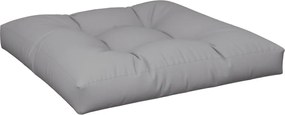 vidaXL Pernă pentru paleți, gri, 70x70x12 cm, material textil