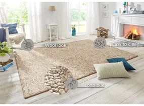 Covor maro deschis 160x240 cm Wolly – BT Carpet