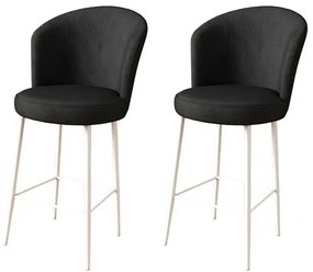 Set de scaune de bar Black and White, 2 buc.