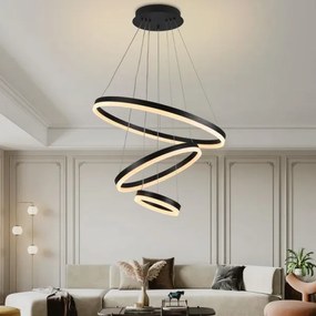 Lustră LED dimabilă pe cablu LED/85W/230V 3000-6500K + telecomandă