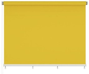 Jaluzea tip rulou de exterior, galben, 350x140 cm Galben, 350 x 140 cm