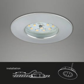 Corp de iluminat LED dimabil pentru baie ATTACH LED/6,5W/230V IP44 Briloner 7295-019