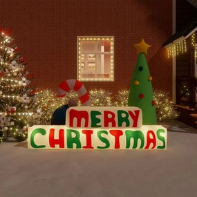 Decoratiune   Merry Christmas   gonflabila, cu LED-uri, 197 cm 1, Model 3