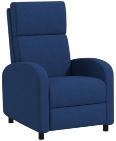 HOMCOM Fotoliu relax fotoliu inclinabil sufragerie fotoliu de relaxare - spătar reglabil până la 160° suport pentru picioare integrat | Aosom Romania