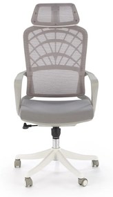 Scaun de birou Vesuvio 2 gri/alb H121 cm