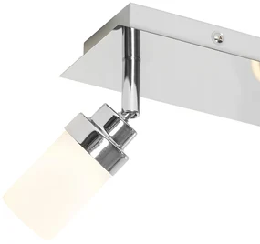 Spotlight modern pentru baie din oțel cu 3 lumini IP44 - Japie