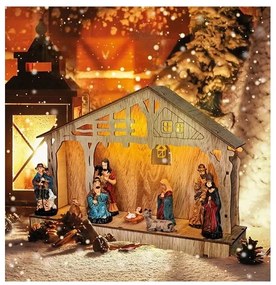 Solight 1V259 - Decorațiune LED Crăciun, Betlem, LED/2xAA