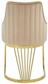 Scaun Alure velvet bej/auriu Blu28