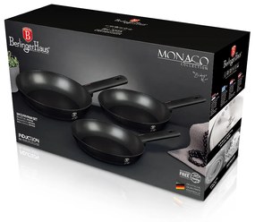 Set de tigai din 3 piese Berlinger Haus BH 7095 Colectia Monaco