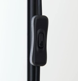 Lampa de podea cu spot directionabil Gili negru mat