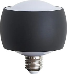 Bec decorativ LED E27 negru 6W 370 lm 3000K
