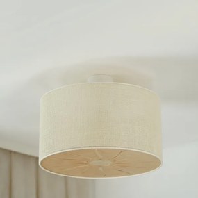 Brilagi - Lustr COUNTRY ROLLER 1xE27/15W/230V pr. 50 cm cremă