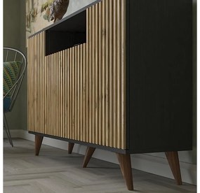 Dulap Franc 65 (lemn negru + pin atlantic). 1107933
