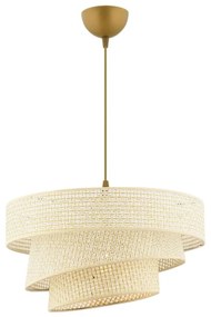 Lustră suspendată pe cablu COUPER 1xE27/60W/230V, crem