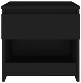 Noptiera, negru, 40x30x39 cm, PAL 1, Negru