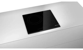 Plita vitroceramica incorporabila Bosch PKK631FP8E, 5750W, 3 zone, 17 trepte, PowerBoost, Restart, Electrica, Negru