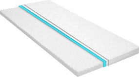 vidaXL Topper saltea, profil tip ou cu spumă rece, 6 cm, 100 x 200 cm