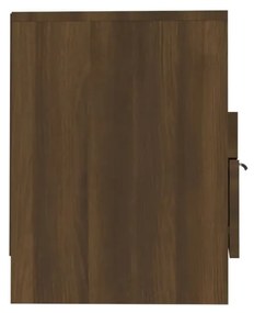 Comoda TV, stejar maro, 150x33,5x45 cm, lemn prelucrat 1, Stejar brun