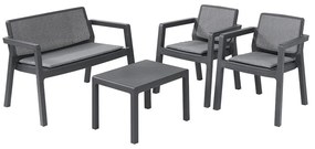 Set mobilier de grădină Keter Emily, gri