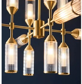 Endon 92214 - Candelabru pe tijă TOUR 12xG9/3W/230V, alamă