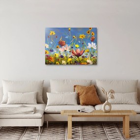 Tablou cu luncă înflorită (70x50 cm)