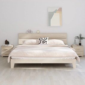 vidaXL Noptiere HAMAR 2 buc, maro miere, 40x35x44,5 cm, lemn masiv pin