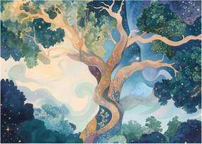 Tablou – Arbore cosmic (70x50 cm)