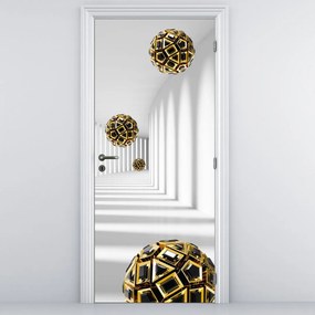 Fototapet pentru ușă - Mingi abstract (95x205cm)
