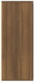 Servanta, stejar maro, 105x30x75 cm, lemn compozit 1, Stejar brun