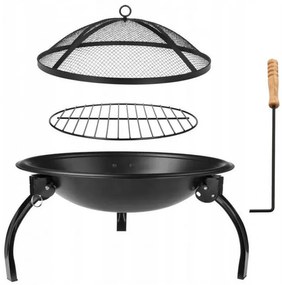ShopJK GRĂTAR DE GRĂDINĂ - FOCAR BBQ5344