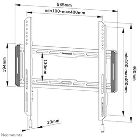 Suport perete NM 32"-65" 60kg ng