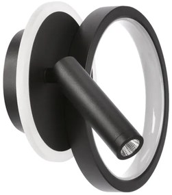 Spot LED de perete MONET LED/16W/230V, negru