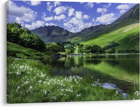 Tablou - Peisaj cu un lac (70x50 cm)
