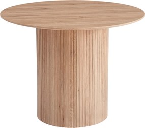 Masă de sufragerie, stejar, diametru 100 cm, PAOLO